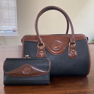 Vintage Dooney & Bourke purse and matching wallet